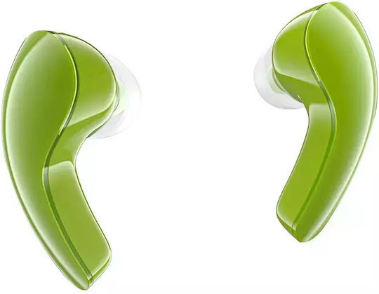 Acefast T9 Crystal (Air) In-ear Bluetooth Handsfree Earphones with Charging Case Avocado Green
