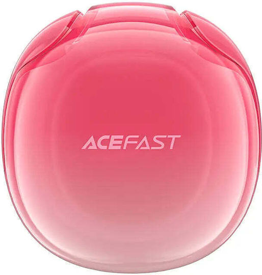 Acefast T9 Crystal (Air) In-Ear Bluetooth-Freisprecheinrichtung Kopfhörer mit Ladeetui Pomelo Red