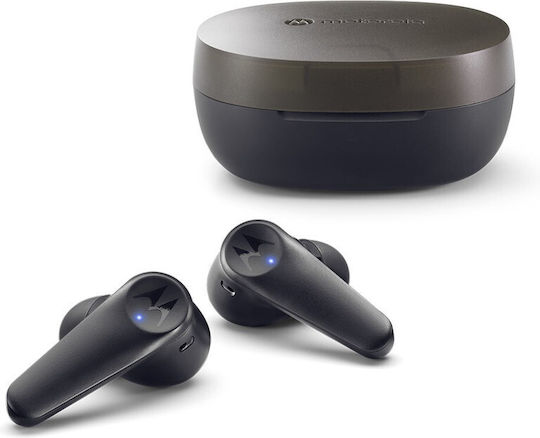 Motorola Moto Buds 600 ANC Bluetooth-Freisprecheinrichtung Kopfhörer mit Ladeetui Schwarz