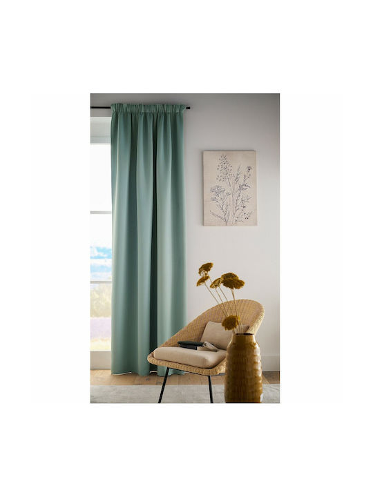 La Redoute Interieurs Κουρτίνα με Τρέσα Μπεζ 140x250εκ.