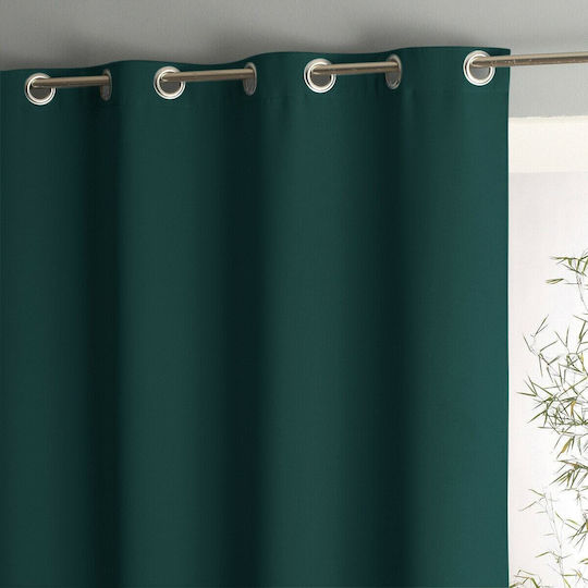 La Redoute Interieurs Curtain Blackout with Grommet Blue 324215352_1629_15 140x180cm