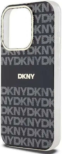 DKNY Iml Mono & Stripe Magsafe Case Back Cover Plastic Negru (iPhone 13)