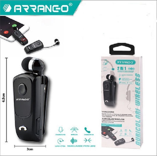 Arrango AC76124 In-ear Bluetooth Handsfree Ακουστικά Μαύρα