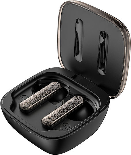 Onikuma T1 Earbud Bluetooth хендсфри Слушалки с Кутийка за Зареждане Черен