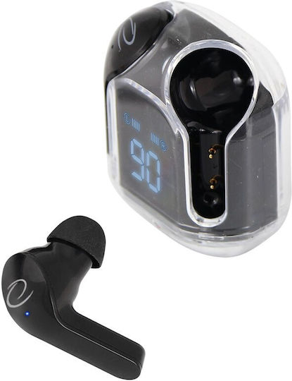 Esperanza EH238K In-ear Bluetooth Handsfree Ακουστικά με Θήκη Φόρτισης Μαύρα