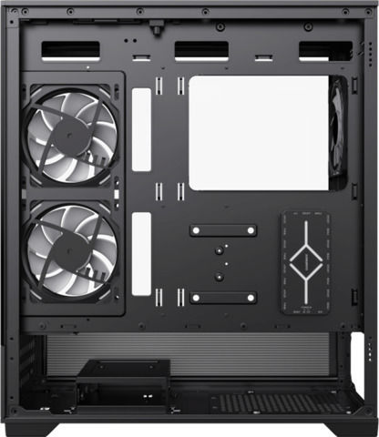 GameMax Vista AB Gaming Midi Tower Κουτί Υπολογιστή με Πλαϊνό Παράθυρο Μαύρο