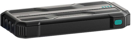Joyroom JR-L016 Power Bank 10000mAh με Θύρα USB-A και Θύρα USB-C Μαύρο