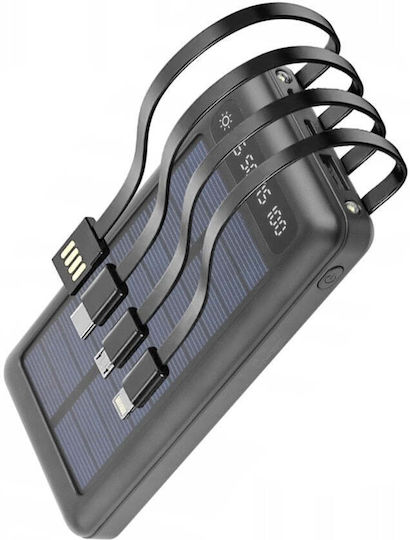 Andowl Solar Power Bank 12000mAh Negru