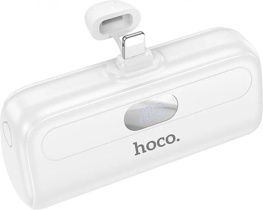 Hoco J116 Lightning Power Bank 5000mAh Λευκό