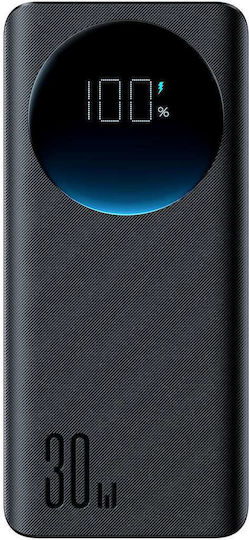 Joyroom JR-PBF03 Power Bank 30000mAh 30W with 2 USB-A Ports and USB-C Port Quick Charge 3.0 Black