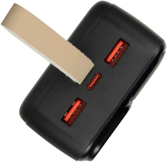 Rivacase Power Bank 30000mAh Μαύρο
