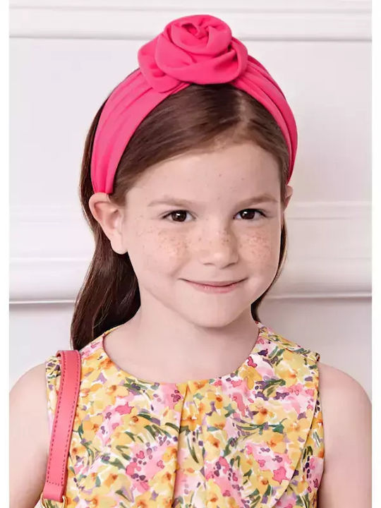 Abel & Lula Kinder Haarband mit Blume Fuchsia 1Stück