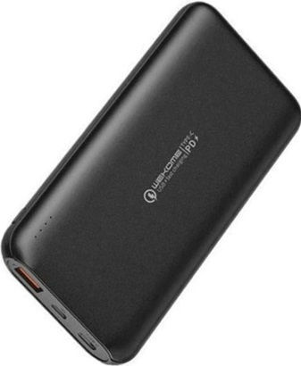 WK Gifon WP-187 Power Bank 10000mAh 18W с USB-A порт и USB-C порт Бързо зареждане 3.0 Черен