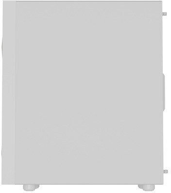 Natec Diaxid 605 Gaming Midi Tower Computer Case with Side Window and RGB Lighting White