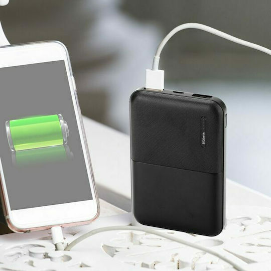 V-TAC VT-3517 Power Bank 5000mAh με 2 Θύρες USB-A Μαύρο