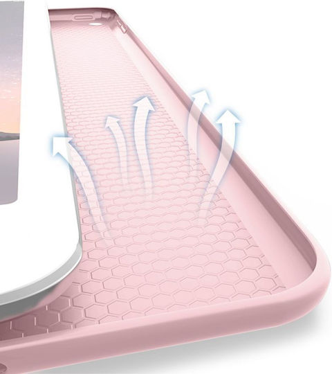 Smart Flip Cover Ροζ Χρυσή (iPad 2017/2018 9.7")