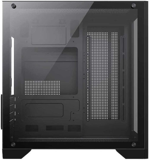 GameMax Infinity Gaming Mini Tower Κουτί Υπολογιστή με Πλαϊνό Παράθυρο Μαύρο
