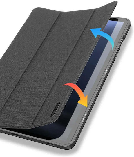 Dux Ducis Domo Flip Cover Schwarz Für Samsung Tab S9 FE+