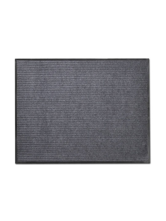 vidaXL Entrance Mats Carpet with Anti-slip Backing Gray 60x90cm 2pcs