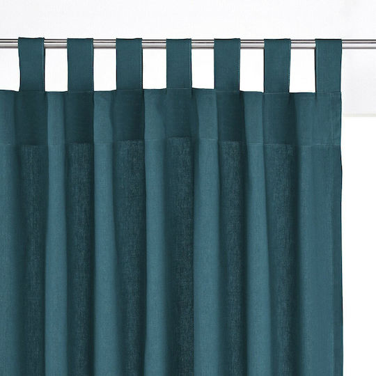 La Redoute Interieurs Κουρτίνα με Τιράντες Πράσινη 135x350εκ.
