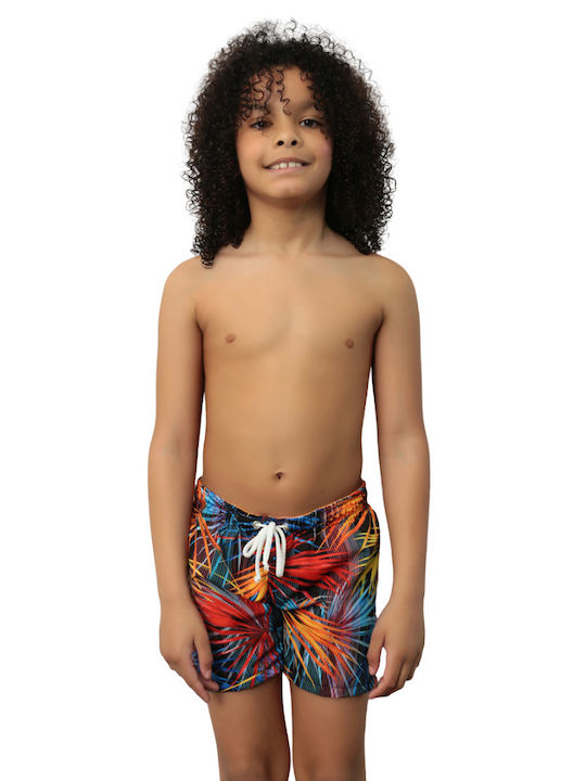 Diver Children's Swimwear Bermuda Tropical Black