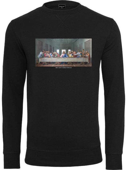 Crewneck Langarmbluse Schwarz