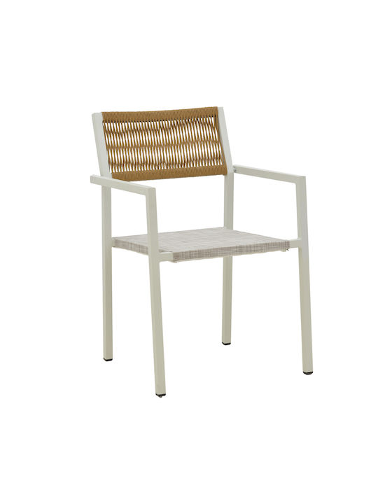Dining Room Set for Small Outdoor Spaces Savor-kliton 3 Pieces White