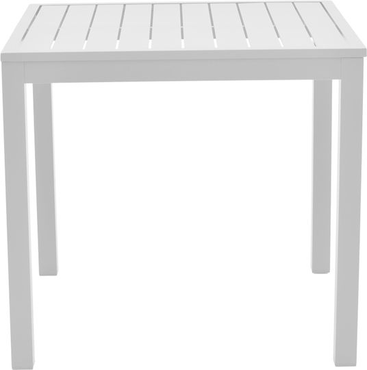 Klapptisch-Set für Kleine Außenbereiche Kliton - Azelie 3 Stück Weiß