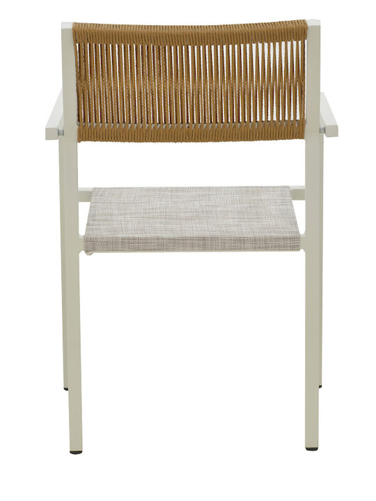 Dining Room Set for Small Outdoor Spaces Savor-kliton 3 Pieces White