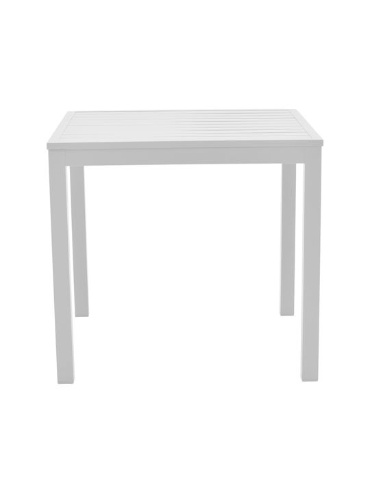 Dining Set for Small Outdoor Spaces Kliton - Pino 3 Pieces White