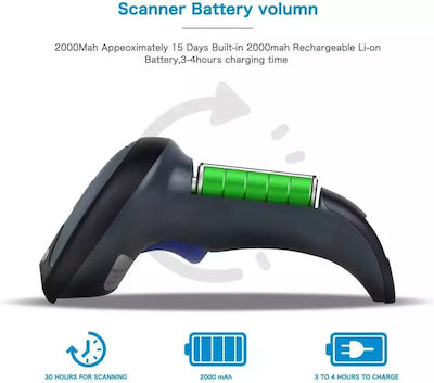 Netum Handheld Scanner Wired with 2D and QR Barcode Reading Capability