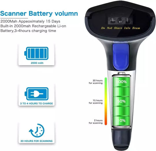 Netum Scanner Χειρός Ενσύρματο