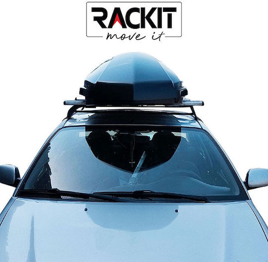 Auto Gs Car Roof Box with Double Opening and 480lt Capacity Black