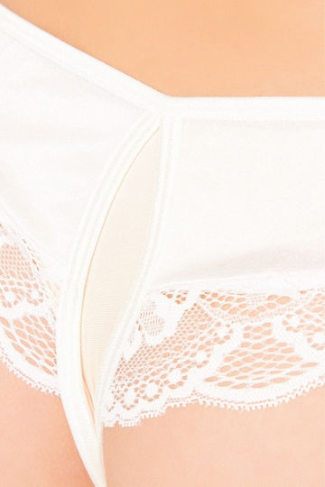 CottonHill Clara CH6037 Γυναικείο Sexy String Αυτοκινήτου String Ecru