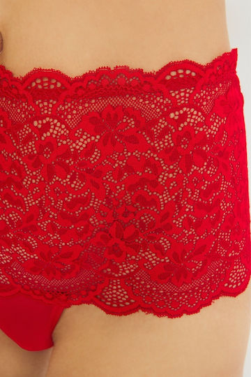 CottonHill Valentina CH2102 Γυναικείο Sexy String Κόκκινο