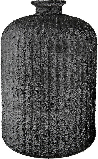 ArteLibre Ceramic Vase Black 15xH23cm