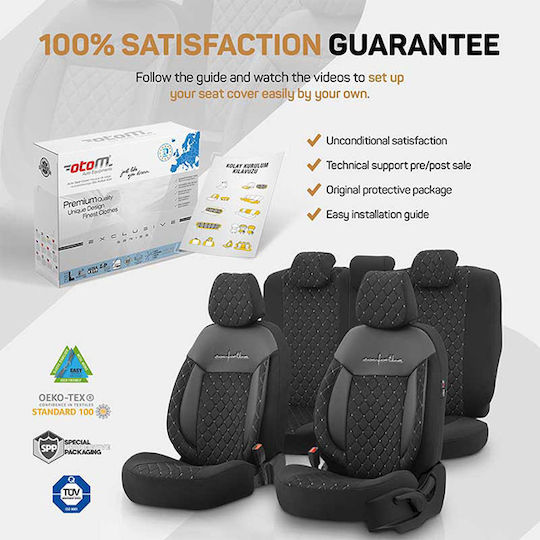 Auto Gs Front Mats Universal 2pcs Black