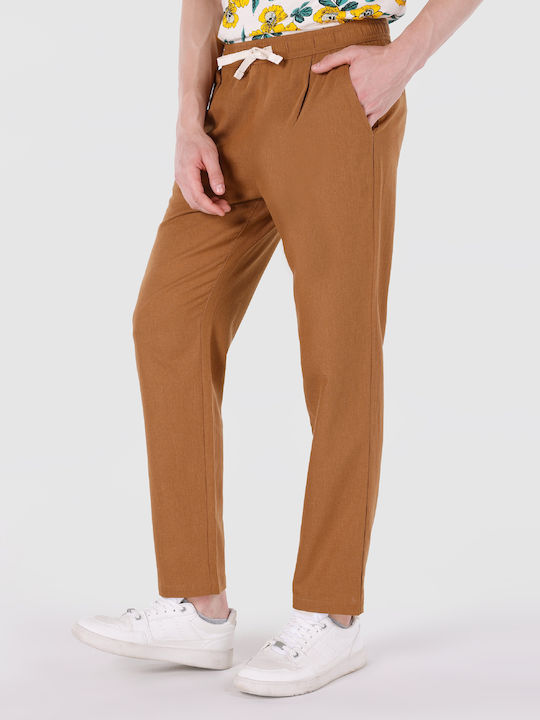 Pantaloni cu Croială Normală Brown