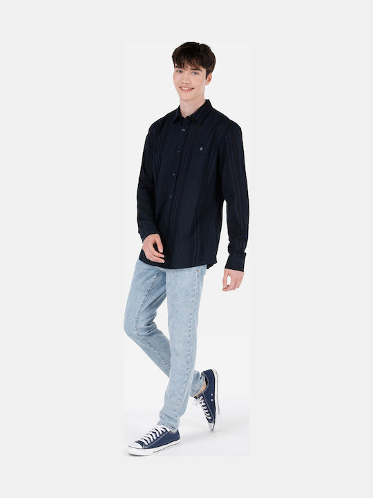 Men's Jeans Pants with Slim Fit Blue