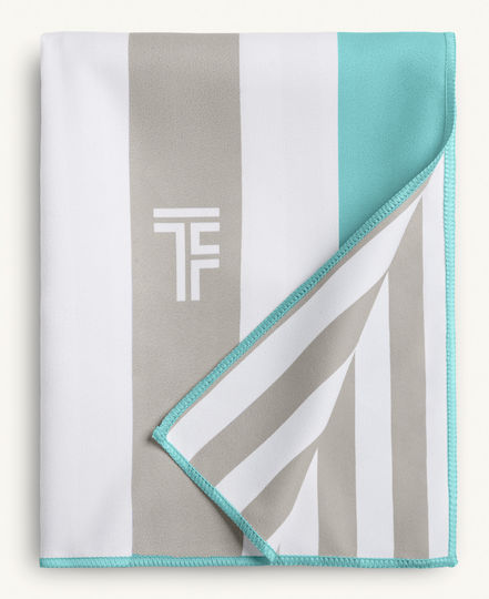 Feel & Touch Mikrofasertuch Körper Doppelseitig mit Etui Grau 170x85cm