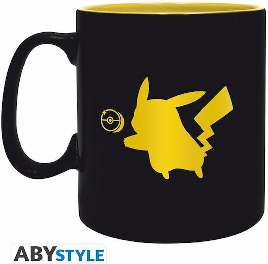 Abysse Pikachu Mug Ceramic Black 460ml