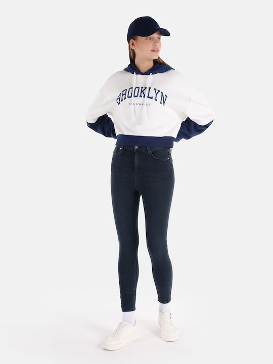 Hochbund Damen Jean Hose in Skinny Passform