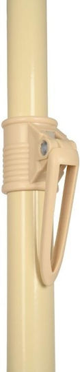 Estia Save the Aegean Folding Beach Umbrella Diameter 2m with UV Protection and Air Vent Sunscape Mirage