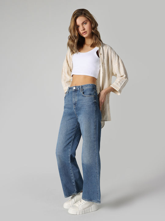 Langärmelig Damen Hemd BEIGE