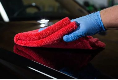 Ewocar Lavetă Microfibră Uscare pentru Corp Auto 400gsm Roșu 40x40cm