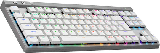 Logitech G515 Lightspeed Wireless Gaming Mechanical Keyboard Tenkeyless with GL Tactile switches and RGB lighting (English US) White