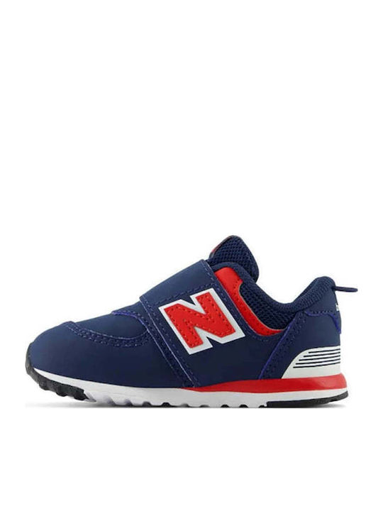 574 Infant Kids Sneakers with Scratch Blue