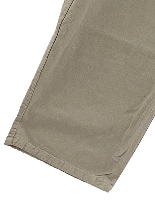 Ustyle Men's Trousers Beige