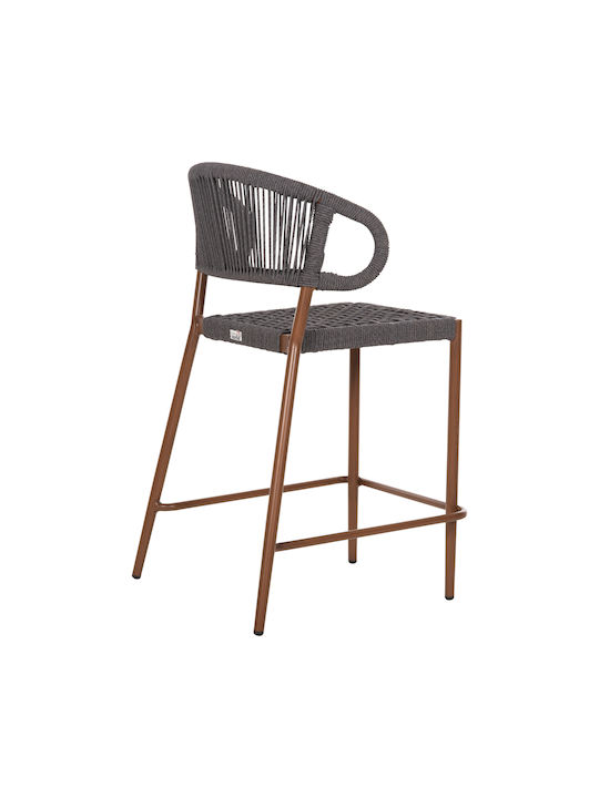 Stool for Bar Outdoor Gray 60x60x99cm