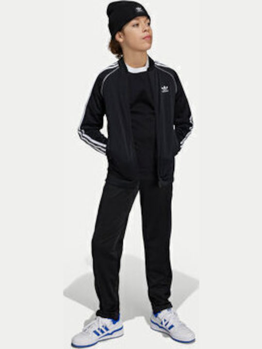 Athletic Kids Cardigan Black Adicolor
